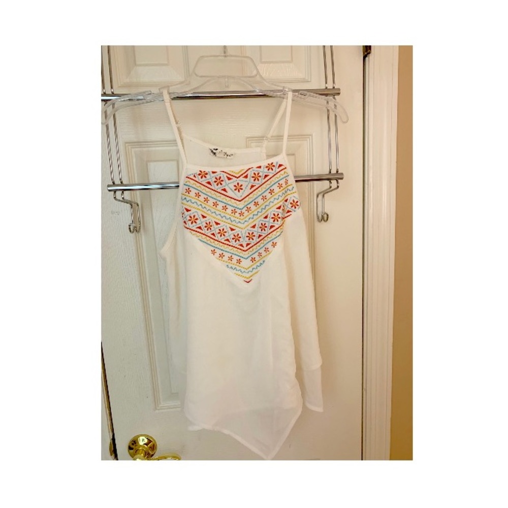 Women’s white tank top